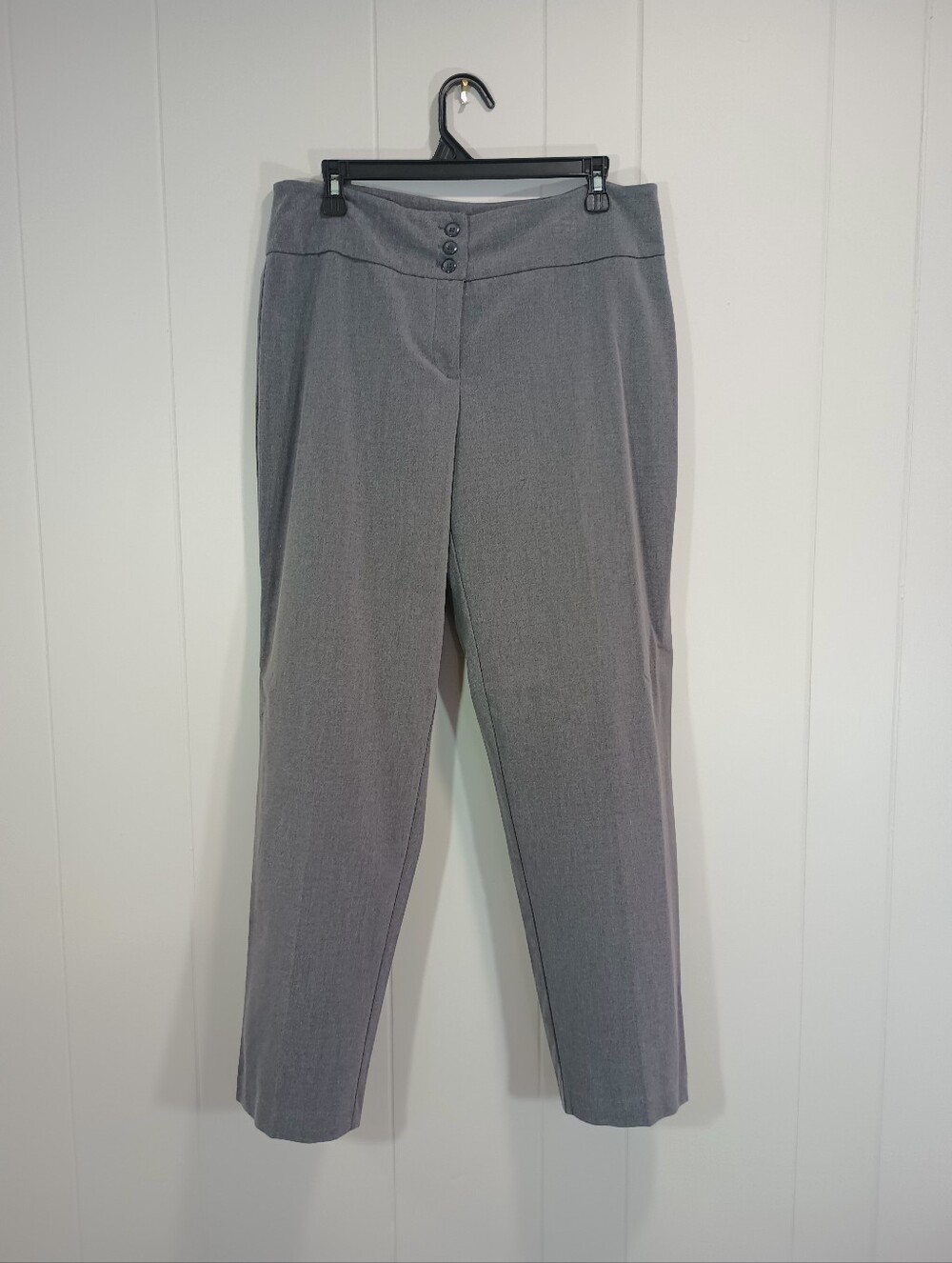 Kim Rogers Gray Pull-On Dress Trousers
